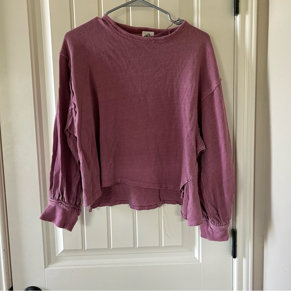 Free people oversized boho long sleeve XS